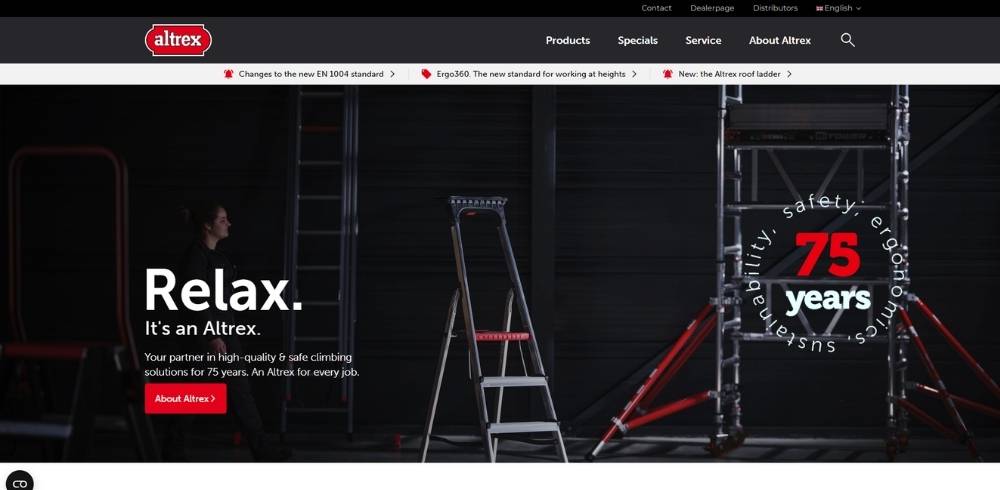 Altrex aluminum rolling tower