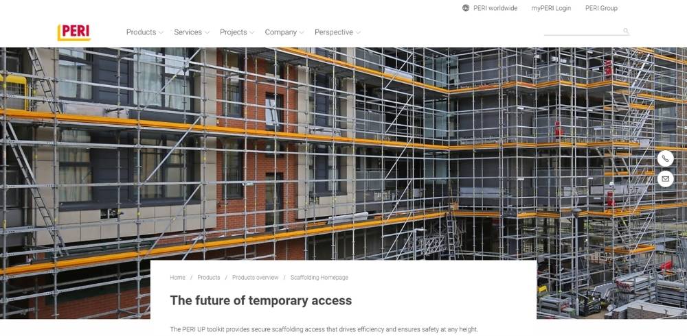 PERI scaffolding system